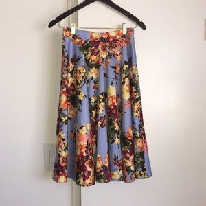 Vintage pinup inspired midi skirt